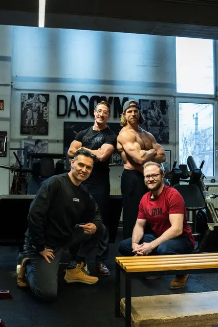 Hinter dem Fitness-Buddy-Pilotprojekt stecken: Theo Löcker, Andreas Pürzel (v.l.n.r oben), Emil Diaconu und Patrick Karger (v.l.n.r. unten). | Foto: DASGYM