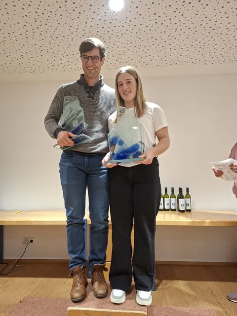 Anna Steixner und Daniel Stern holten die Vereinsmeistertitel. | Foto: SV Schönberg