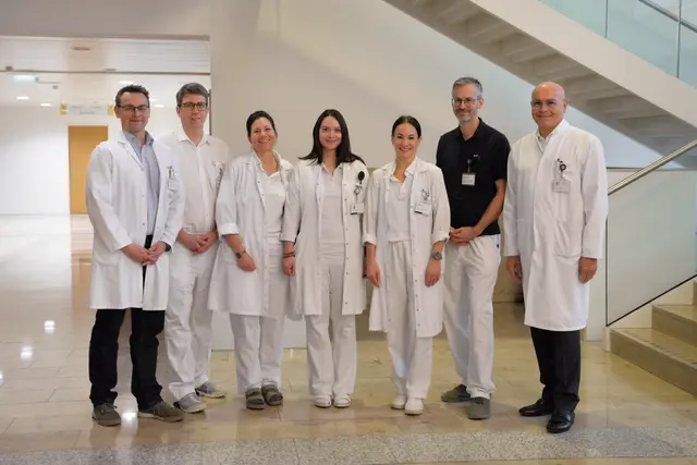 Team der Arbeitsgruppenleiter:innen des neuen Zentrums für Neuroimmunologie am Krankenhaus der Barmherzigen Brüder Linz. | Foto: Barmherzige Brüder Linz