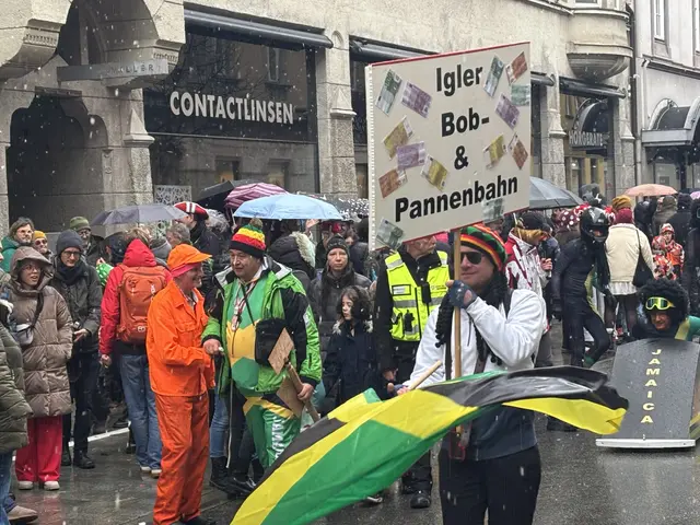 Die "Igler Bob-&amp; Pannenbahn" mit jamaikanischen Bob war auch zu sehen. | Foto: MeinBezirk/Herrmann