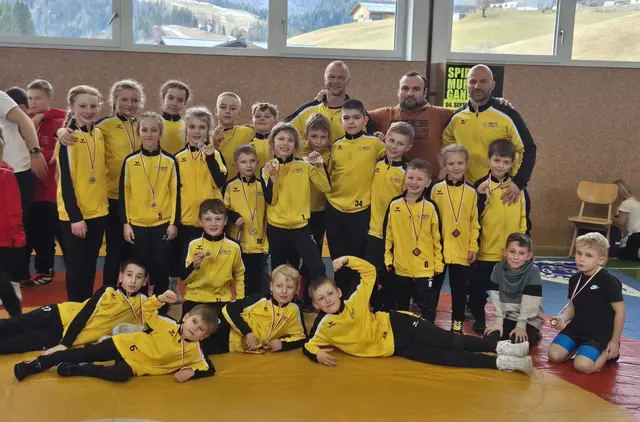 Die Ringer des URV Bad Vigaun zeigten starke Leistungen. | Foto: Eva Wallinger