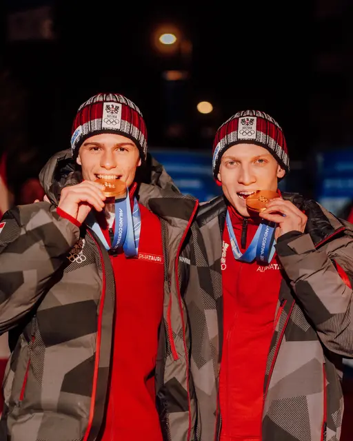 Stephan Embacher und Jan Hörl bissen auf Gold! | Foto: ÖOC/JFK