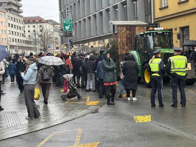Der Umzug in der Innenstadt in Innsbruck startete am Dienstagnachmittag. | Foto: MeinBezirk/Herrmann