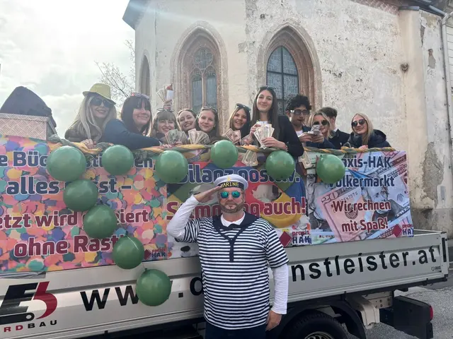 Auch die Praxis -HAK Völkermarkt war mitten im Geschehen – ihr Motto: "Wir rechnen mit Spaß!" | Foto: MeinBezirk.at
