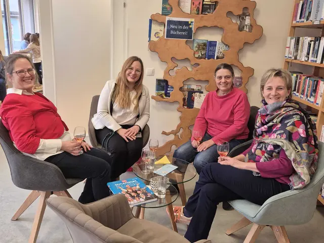 Sabine Nikitscher, Kerstin Mayer, Christine Nissl, Christiane Holzheu. | Foto: BüchereiSiRei