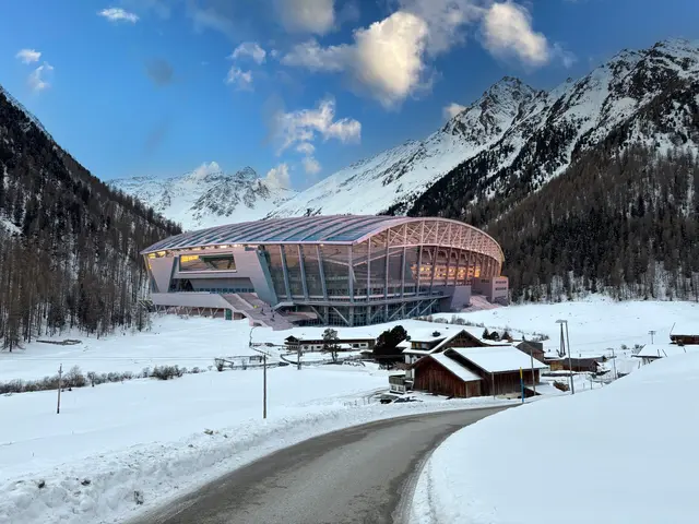 Der erste Planentwurf liegt vor: So wird das überdachte regionale Megastadtion in Sankt Sigmund aussehen. | Foto: Schiffmann Toni im TONI