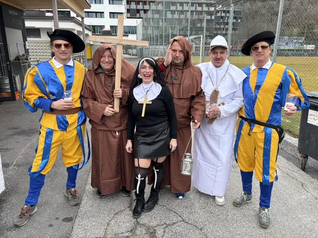 Das "legendäre Eisstock-Blattlschießen-Juxturnier" der SPG Innsbruck West, am Eislaufplatz beim Sportplatz Hötting West war neuerlich ein toller Erfolg.  | Foto: SPG Innsbruck West