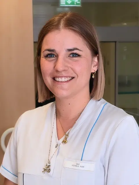 Michaela Auer, Diplomierte Gesundheits- und Krankenpflegerin sowie Deeskalationstrainerin am Kardinal Schwarzenberg Klinikum in Schwarzach. | Foto: KSK