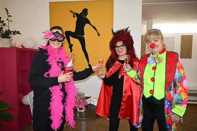 auch bei Mrs. Sporty wird der Faschingsdienstag gefeiert