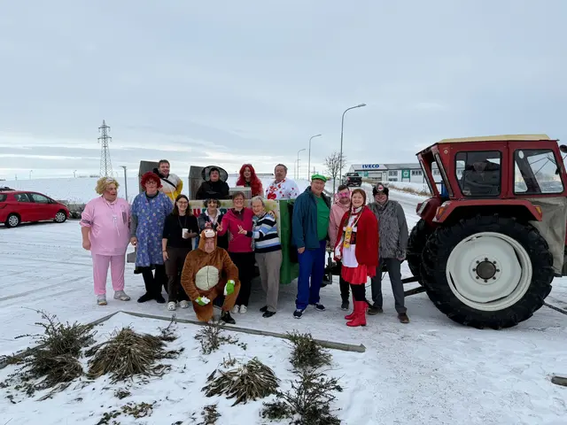 Faschingsstimmung in Eggenburg - mit Traktor und Anhänger ging es von Betrieb zu Betrieb. | Foto: Markus Kahrer
