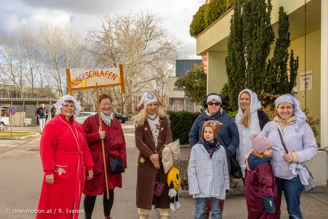 Die Pfarre Schwadorf machte unter dem Motte "Ausgeschlafen" mit. | Foto: cine-motion.at / R. Ivanek