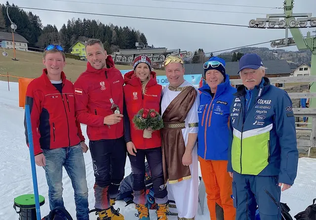 Benjamin Karl und Sabine Payer wurden in Obdach gebührend empfangen. | Foto: MeinBezirk/Taucher