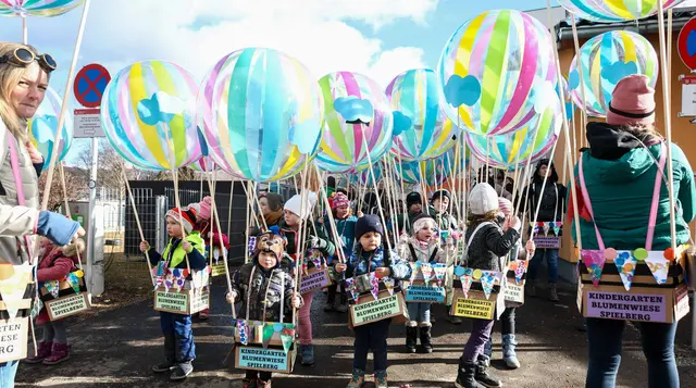 Der Kindergarten Blumenwiese begeisterte. | Foto: ripu