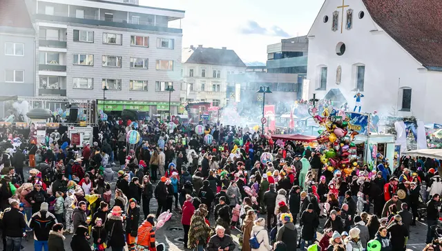 Die große Party endete am Kapuzinerplatz. | Foto: ripu