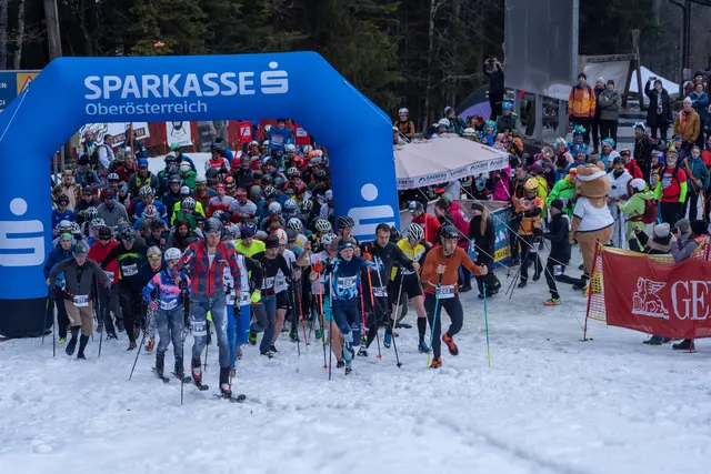 Über 200 Starter und Starterinnen haben am 7. Februar am Kasberg SnowRun 2026 teilgenommen. | Foto: Stefan Mayr