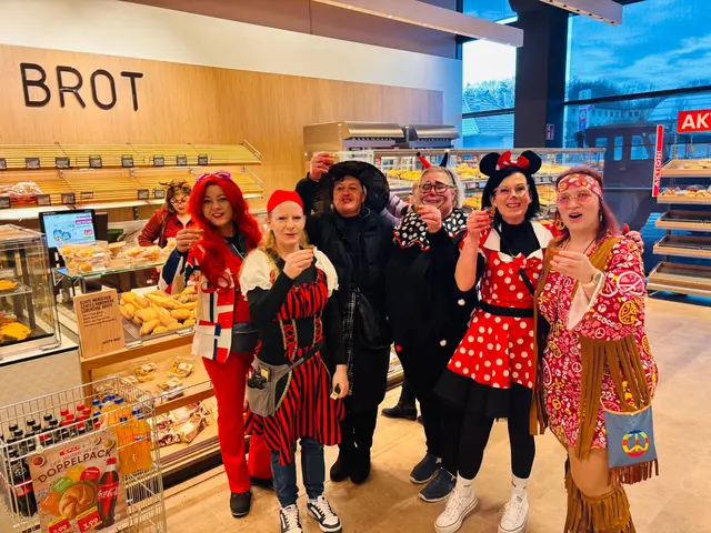 Faschingsstimmung in Eggenburg - auch bei "Eurospar Urban" in der umgebauten Filiale. | Foto: Markus Kahrer