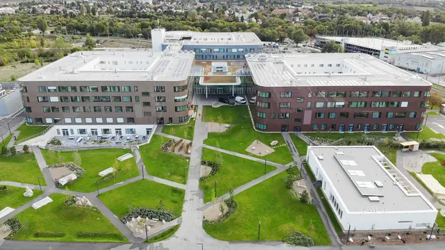 Luftaufnahme des Landesklinikums Baden. | Foto: Landesklinikum Baden-Mödling