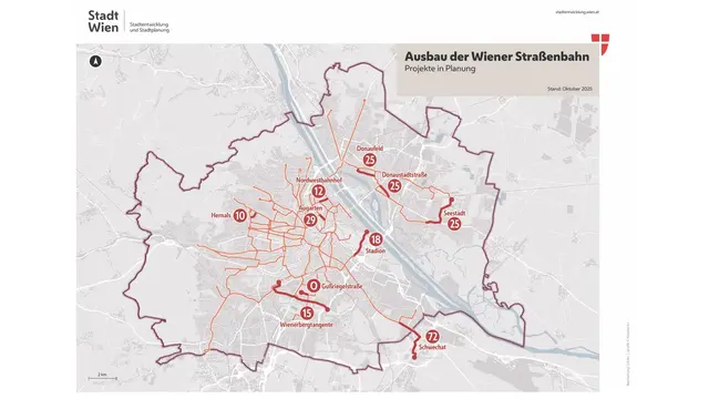 Eine aktuelle Grafik der MA 18 zeigt eine mögliche Linienführung. | Foto: MA 18