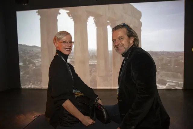 Martina Gleissenebner-Tresky mit Ehemann Thomas Tresky. | Foto: Jürgen Hammerschmid