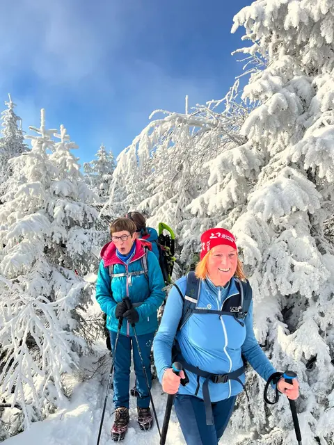 Frau Holle war wieder aktiv am Dreisesselberg-Plateau. | Foto: Gruber/zvg AV Schärding