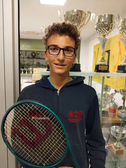 Felix Raser ist aktuell der jüngste Österreicher mit einem ATP-Punkt. | Foto: Thiem Academy Burgenland