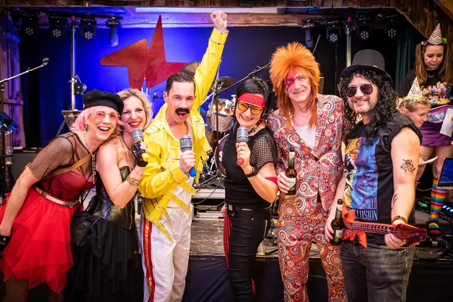 Am Maskenball in Kirchschlag ging es rund. | Foto: Benjamin Oberneder
