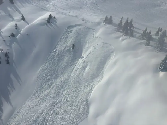 Die Lawine in Saalbach/Leogang. | Foto: Bergrettung Salzburg