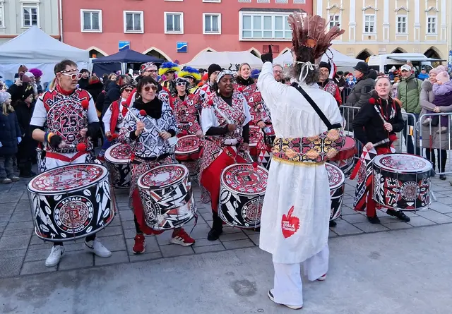 Die Percussion-Show Batala beeindruckte mit Ihren besonders langen und wohlkingenden Beiträgen!