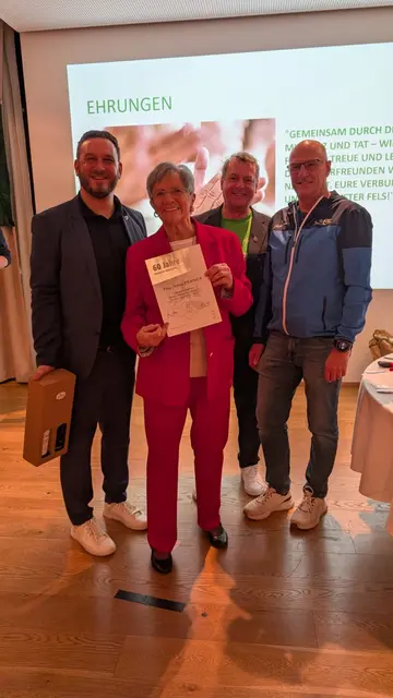 Naturfreunde-Urgestein Christa Pammer ist 60 Jahre Mitglied | Foto: Naturfreunde WN