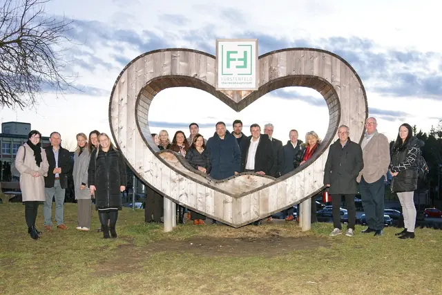 Ein Besuch beim Fürstenfelder Herz durfte natürlich auch nicht fehlen. | Foto: Stadtgemeinde Fürstenfeld