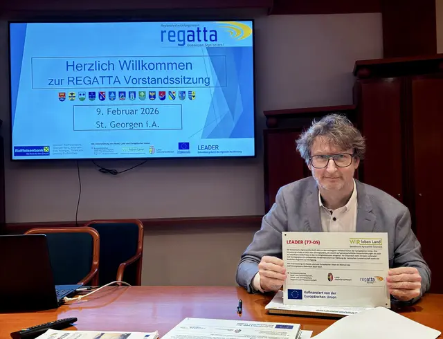 Walter Schnauder, Geschäftsführer der Leader-Region Attersee-Attergau, bei der Sitzung des Projektauswahlgemiums. | Foto: Leader-Region Regatta