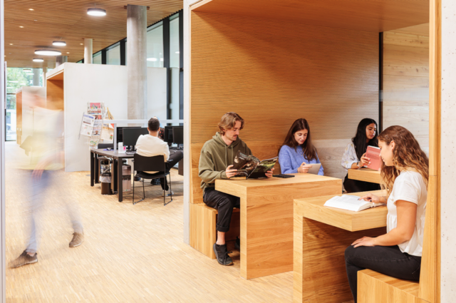 Die Bibliothek der USTP | Foto: Peter Rauchecker