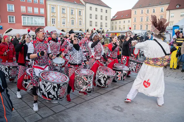 Die Percussion-Show Batala beeindruckte mit Ihren besonders langen und wohlkingenden Beiträgen!