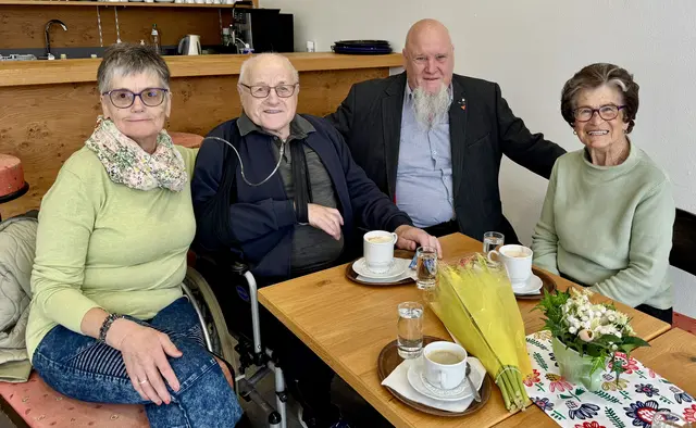 Ida Siegele, Johann Stürz, Stephan Walch und Josefine Stürz. | Foto: Elisabeth Schweisgut