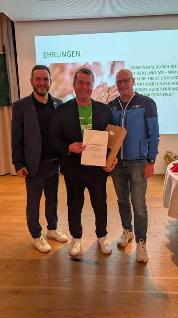 Auch Howdy Pammer hatte was zu feiern - er ist seit 50 Jahren Teil der Naturfreunde-Familie | Foto: Naturfreunde WN