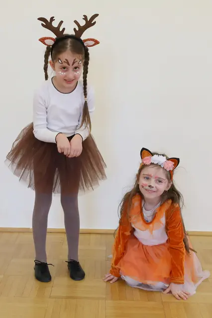 Rentier Lena und Fuchs Paulina