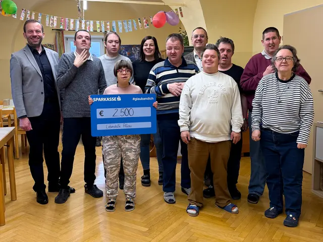 Spendenübergabe in der Tageswerkstätte Pöllau der Lebenshilfe Hartberg | Foto: (c)Lebenshilfe Hartberg