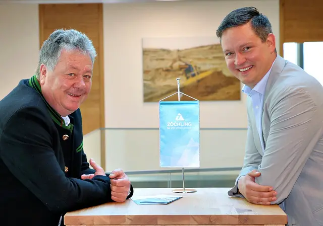 Hans und Johannes Zöchling feierten kürzlich das 70-jährige Jubiläum ihrer Firma Zöchling Hainfeld. | Foto: Firma Zöchling
