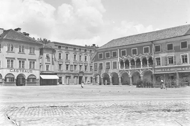 Themenschwerpunkt im Stadtmuseum ist heuer die Baugeschichte der Stadt; hier eine historische Aufnahme des Kornmesserhauses. | Foto: Stadt Bruck