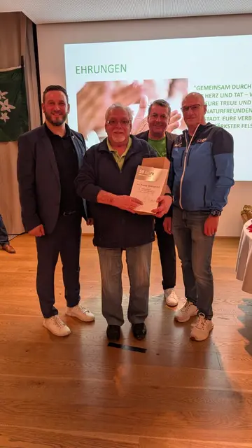 Christian Hofbauer, der seit 50 Jahren Mitglied der Naturfreunde ist | Foto: Naturfreunde WN