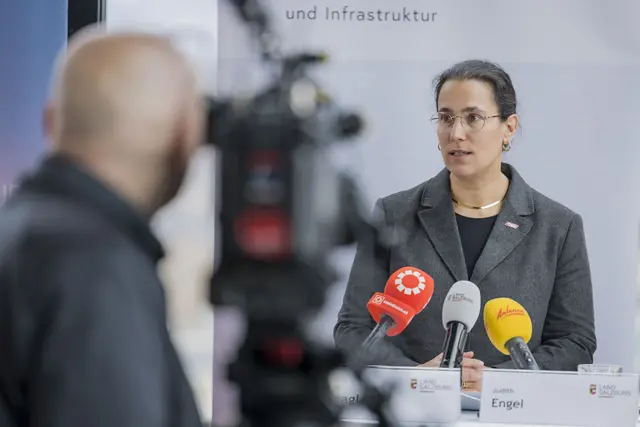 ÖBB-Infrastruktur AG Vorständin Judith Engel. | Foto: Land Salzburg/Neumayr/Leopold
