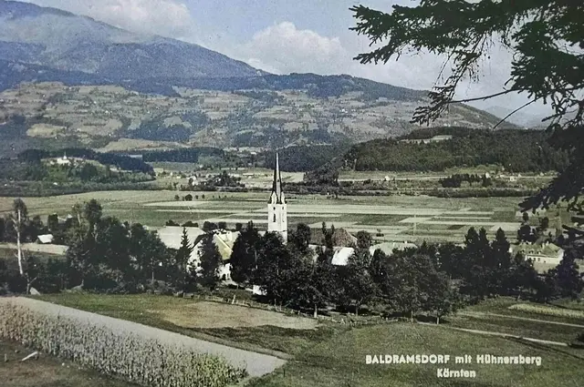 Baldramsdorf um 1940 (koloriert) | Foto: Verein “Helfer der Ortenburg”