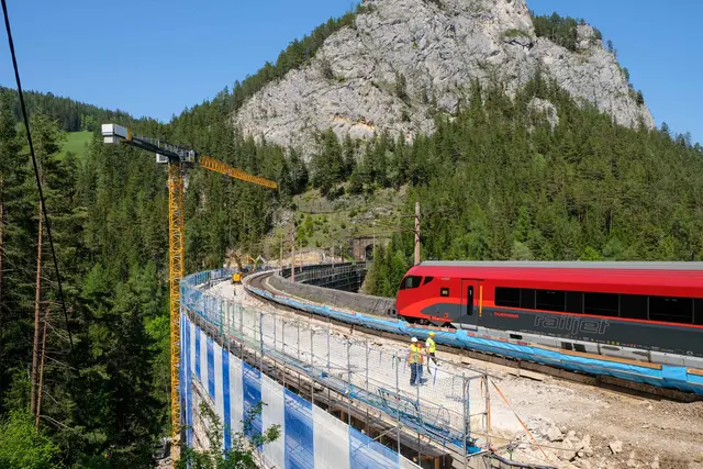 Sanierungen am Kalte Rinne-Viadukt. | Foto: ÖBB, Zenger
