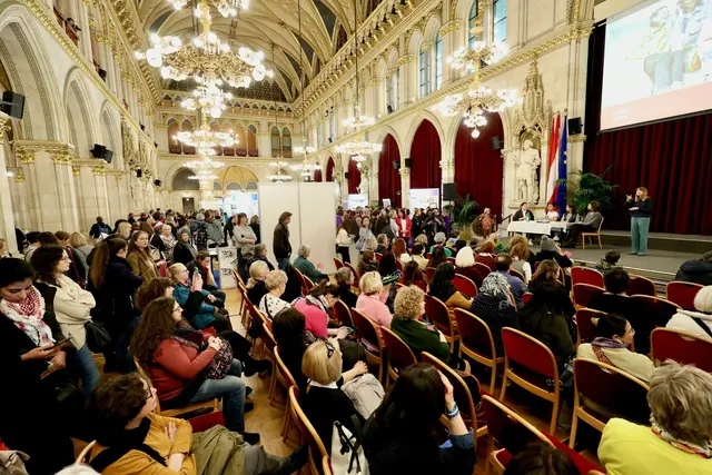 Bereits zum dritten Mal öffnen eine Woche lang Institutionen wie das Rathaus ihre Türen für Events und Workshops im Rahmen der Wiener Frauenwoche. (Archiv) | Foto: Stadt Wien/Martin Votava
