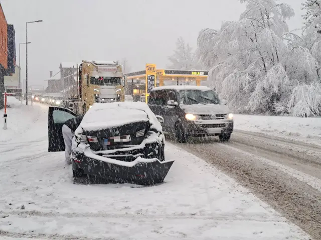 Die Schneefälle haben für zahlreiche Unfällen geführt. | Foto: FF Stadt Bruck