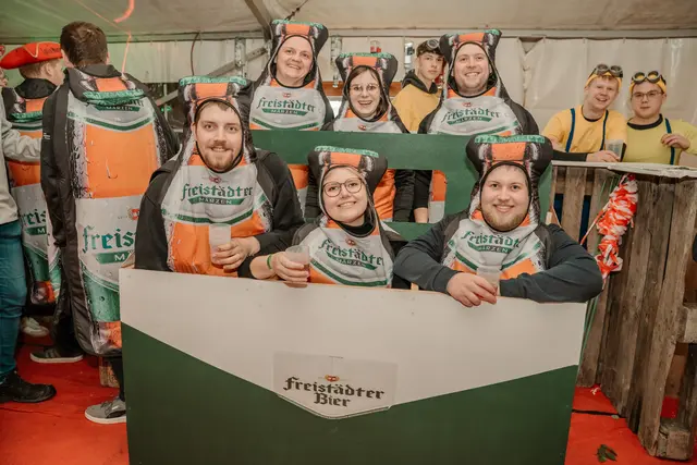 Die Faschingsparty-Besucher waren heuer wieder besonders kreativ. | Foto: crew8/Musikverein Reichenthal