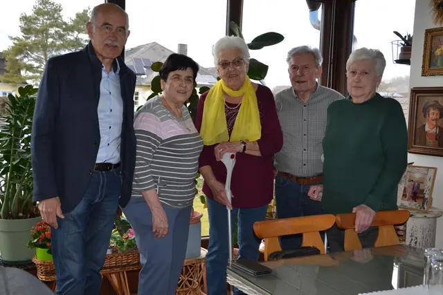 Franz Ehmoser, Gerda Steininger, Gertrude Kruplak, Gerhard Steininger und Johanna Bauer | Foto: zVg