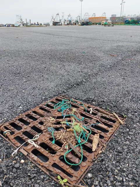 Mikroplastik durch Polyesternetze gelangt in Kanäle