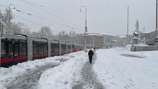 Die Wiener Linien haben wegen der Wetterlage zusätzlich 200 Mitarbeitende – allesamt vom eigenen Winterdienst – mobilisiert. | Foto: MeinBezirk