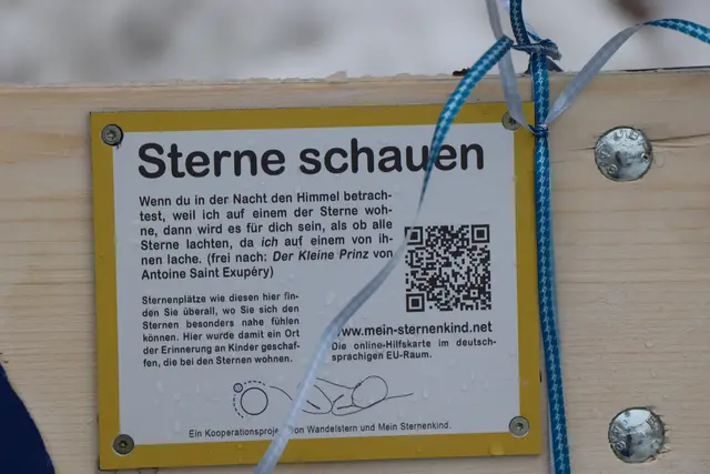 Mit diesem QR-Code lassen sich auch andere "Sternenplätze" finden. | Foto: Thomas Seelos